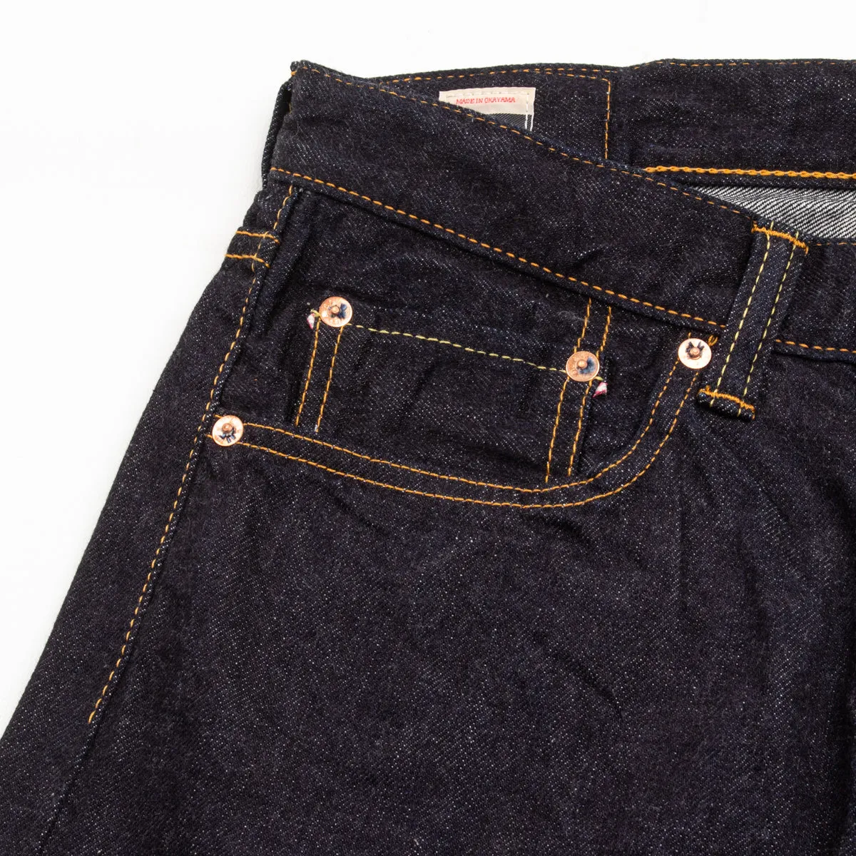 0605-12 Natural Tapered Fit - 12oz Zimbabwe Cotton Selvedge (One-wash)