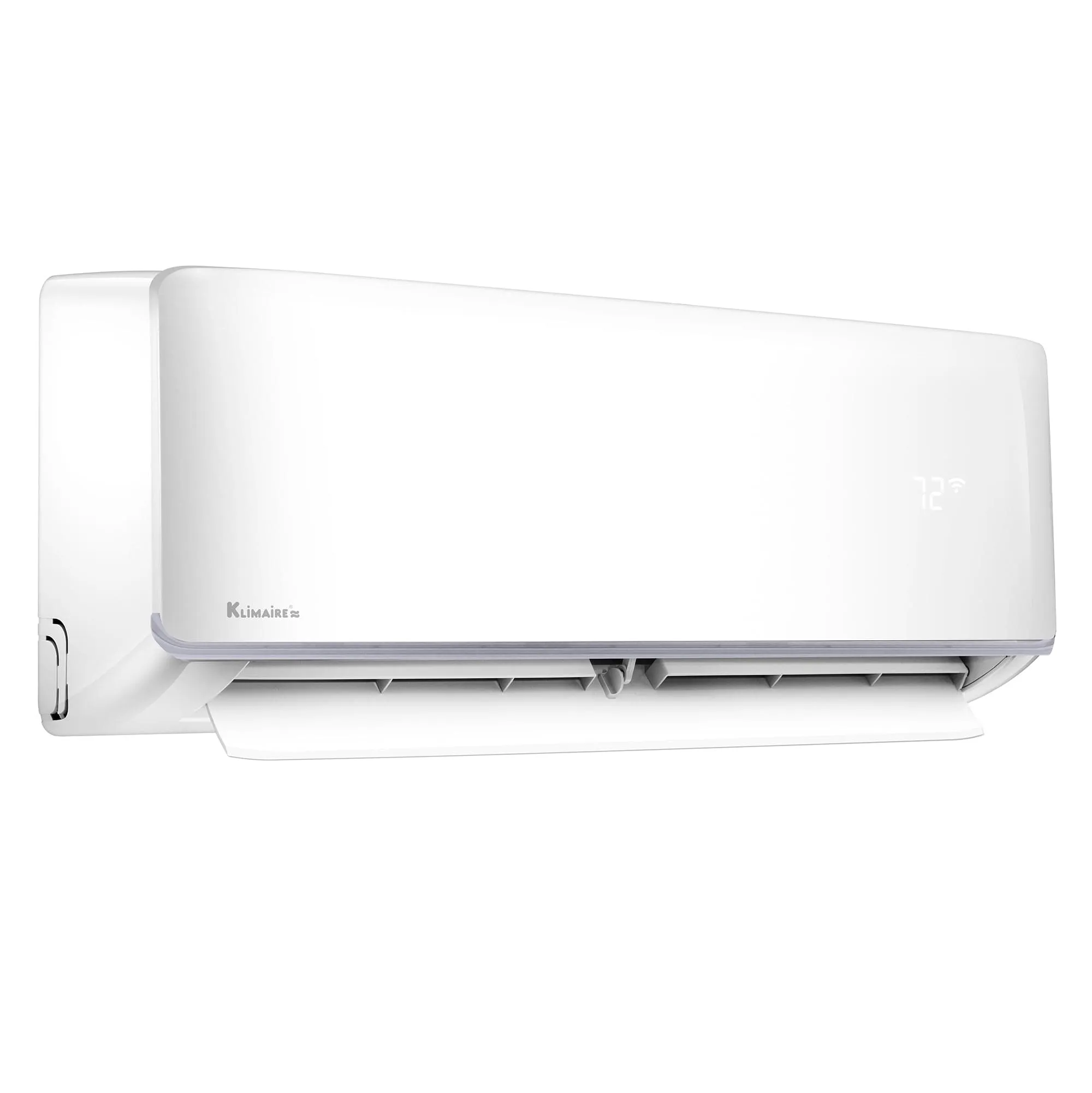 12,000 Btu 21.5 SEER2 Klimaire Wall-mounted Ductless Mini-split Inverter Air Conditioner Heat Pump System 115V