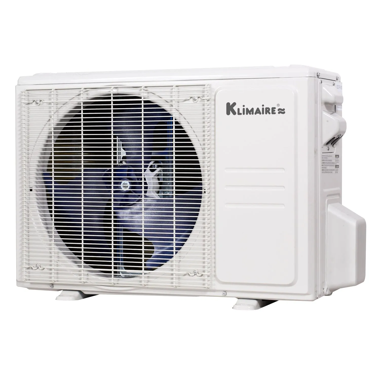 12,000 Btu 21.5 SEER2 Klimaire Wall-mounted Ductless Mini-split Inverter Air Conditioner Heat Pump System 115V