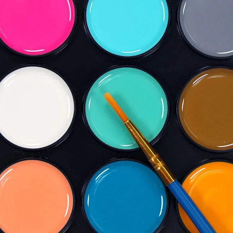 28 Bold   Bright Watercolor Paints