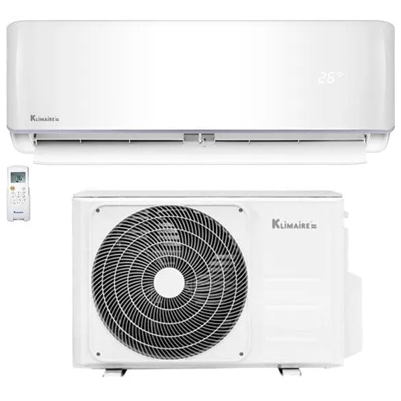 36,000 Btu 17.5 SEER2 Klimaire Wall-mounted Ductless Mini-split Inverter Air Conditioner Heat Pump System 220V