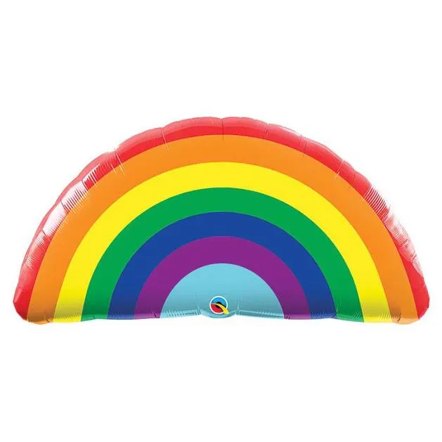 36" Bright Rainbow Balloon