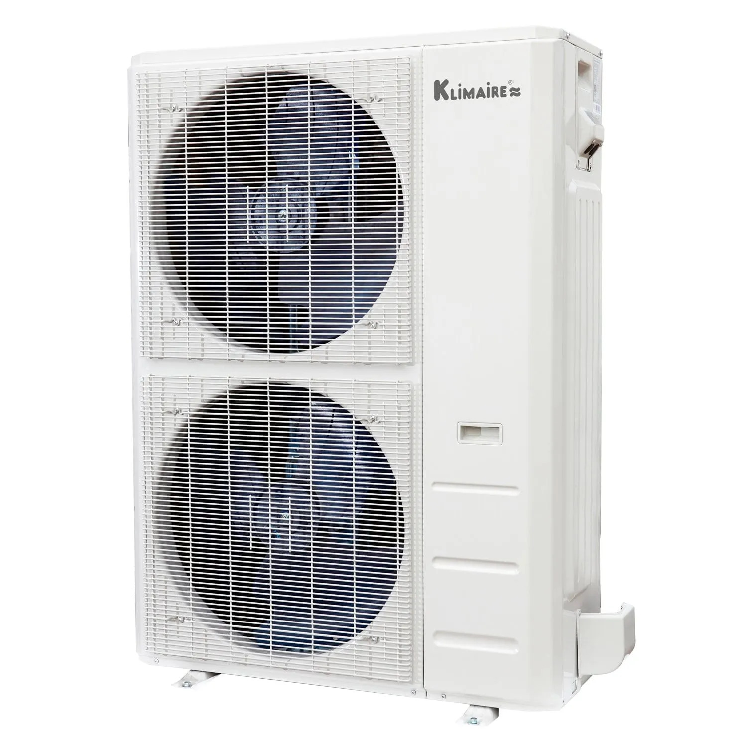 48,000 Btu 18.5 SEER2 Klimaire Light Commercial Ceiling Cassette  Ductless Mini-split Inverter Air Conditioner Heat Pump System 220V