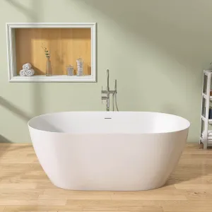 51" Acrylic Freestanding Soaking Tub