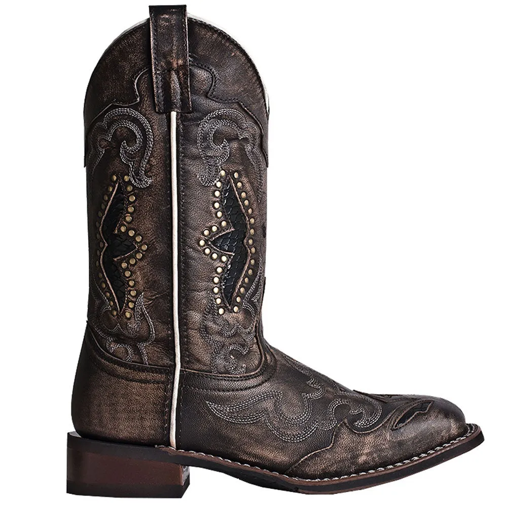 5660 Laredo Women's Spellbound Leather Western Cowboy Boot