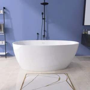 59" Insulated Acrylic Soaking Tub