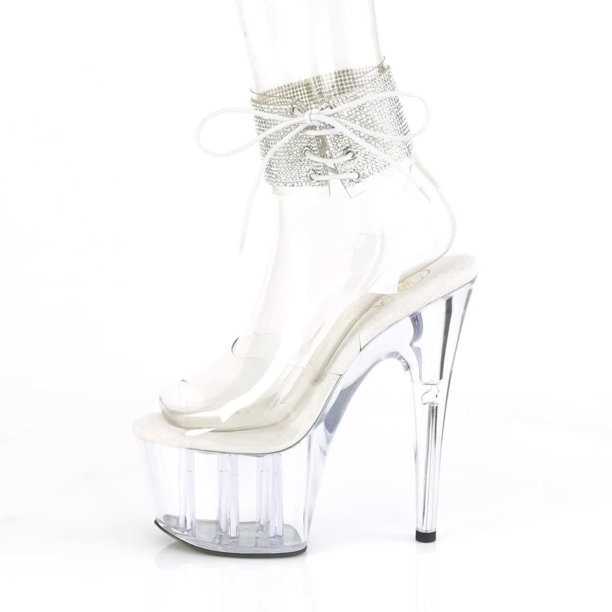 7 Inch Heel ADORE-791-2RS Clear