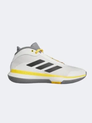 Adidas Bounce Legends Men Basketball Shoes White/Black/Yellow