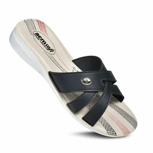 Aerosoft Gladiator Women’s Comfortable Casual Summer Slide Sandals