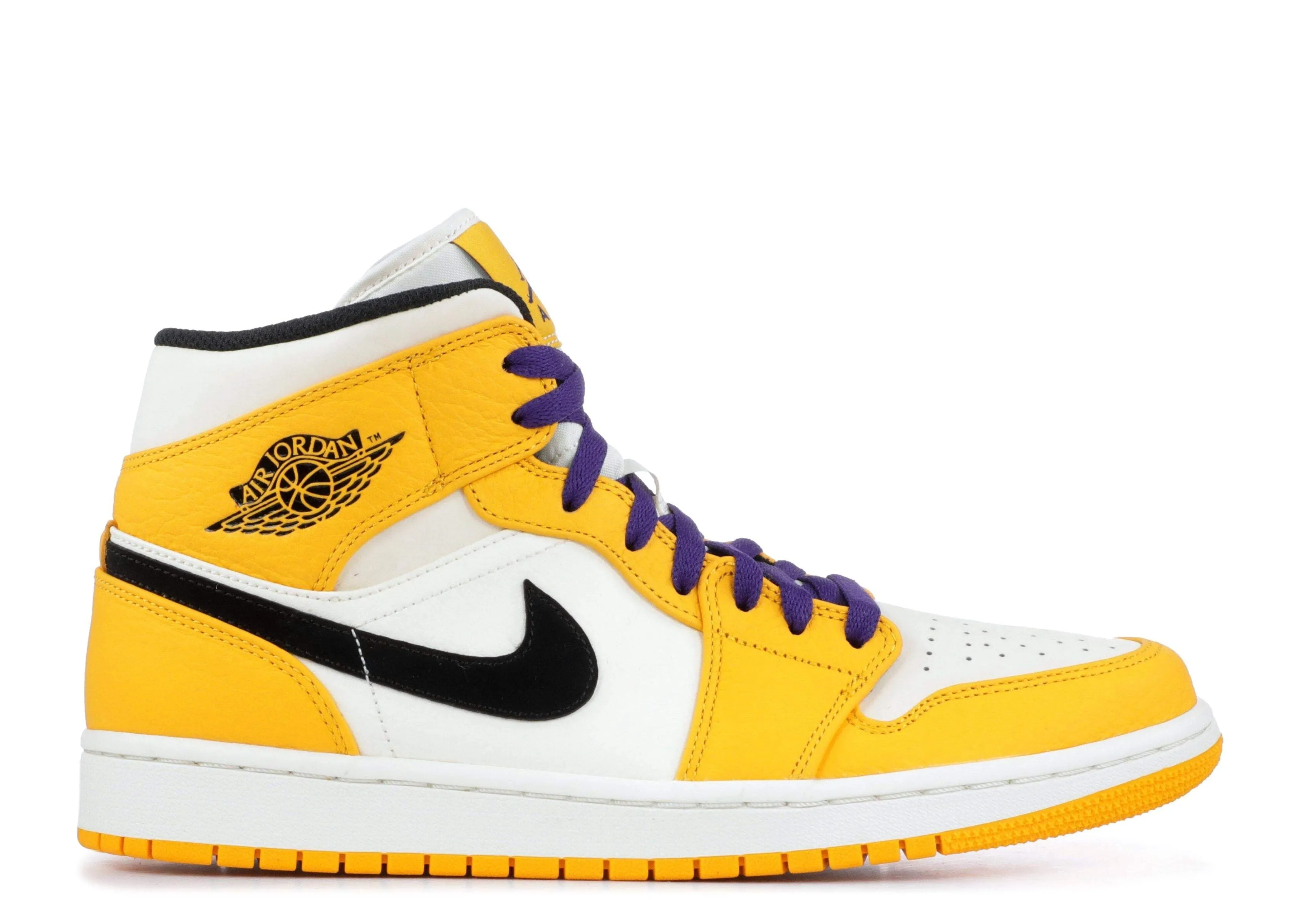 Air Jordan 1 Mid ‘Lakers’ Revered Footwear