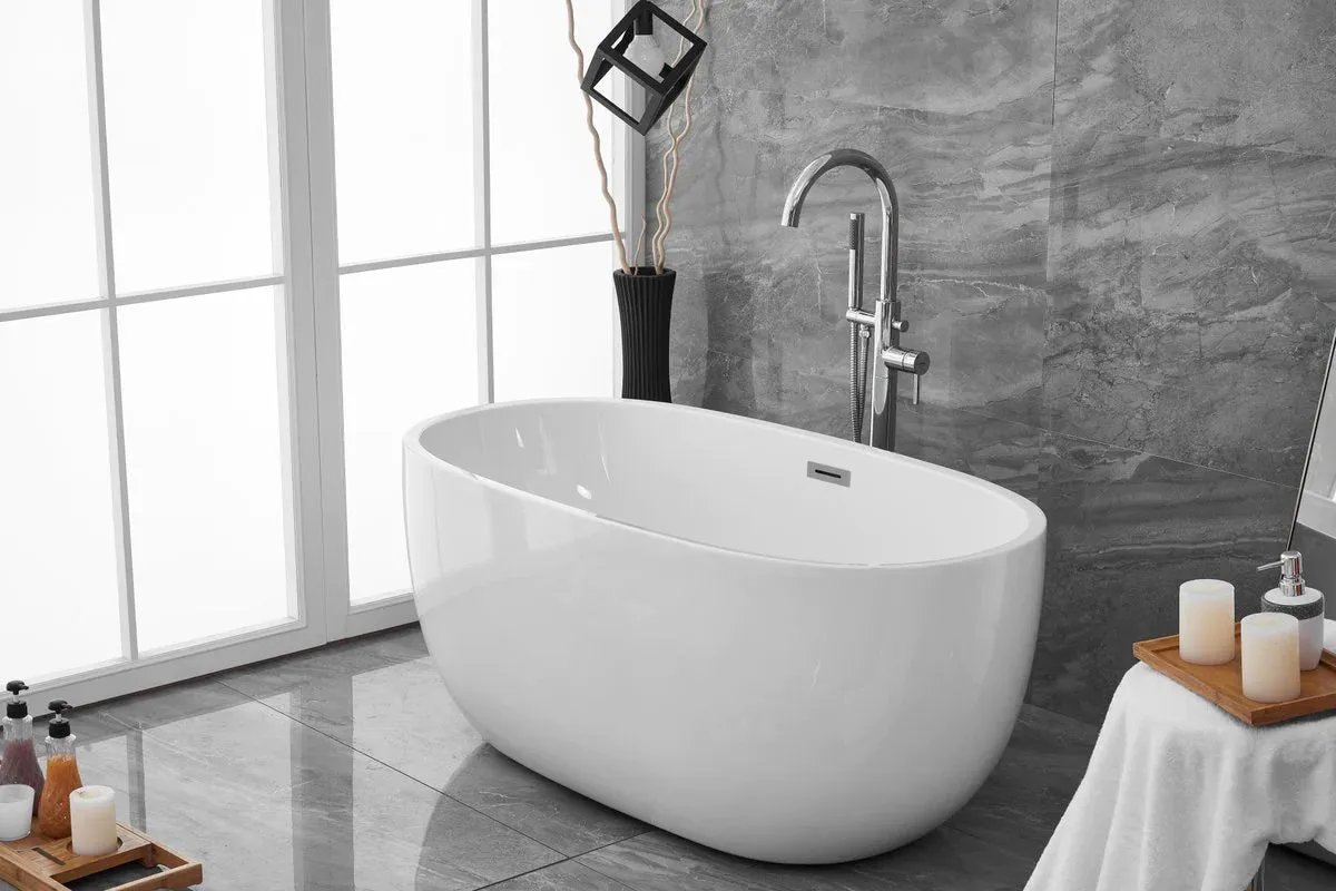 Allegra 54" Soaking Roll Top Bathtub