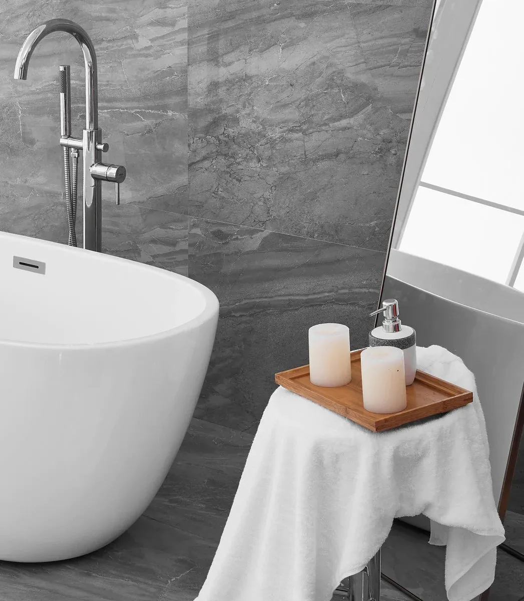 Allegra 59" Soaking Roll Top Bathtub