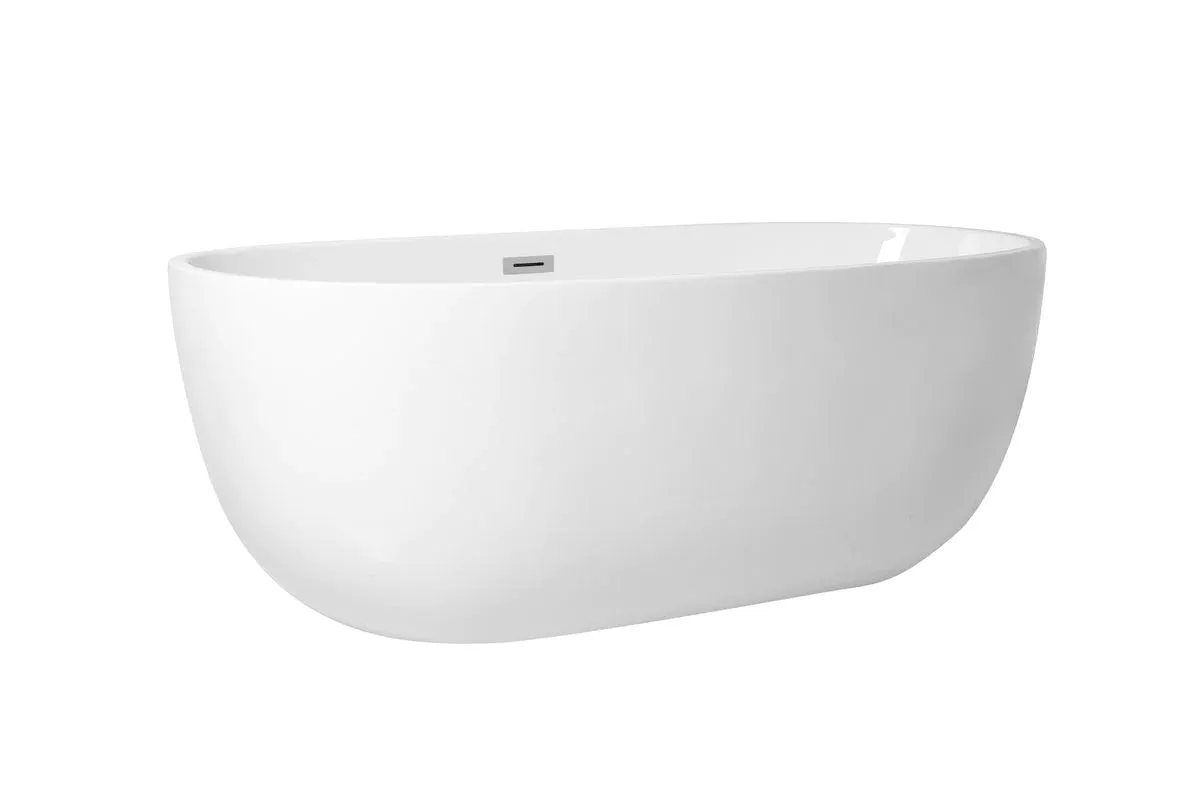 Allegra 67" Soaking Roll Top Bathtub