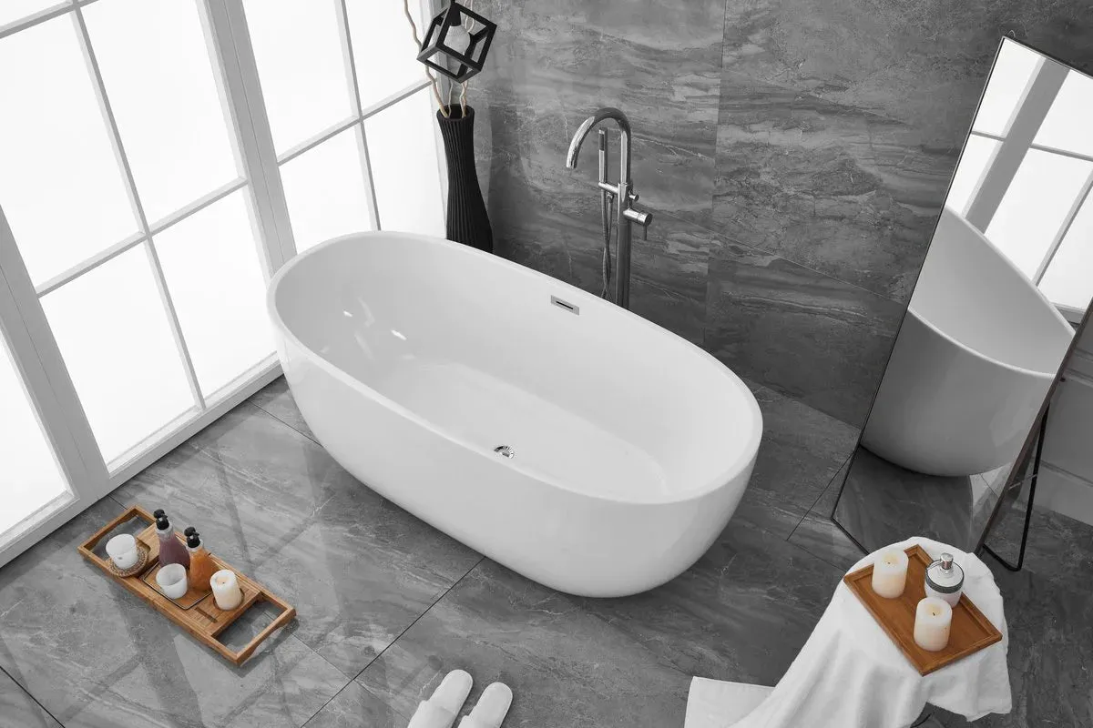 Allegra 67" Soaking Roll Top Bathtub