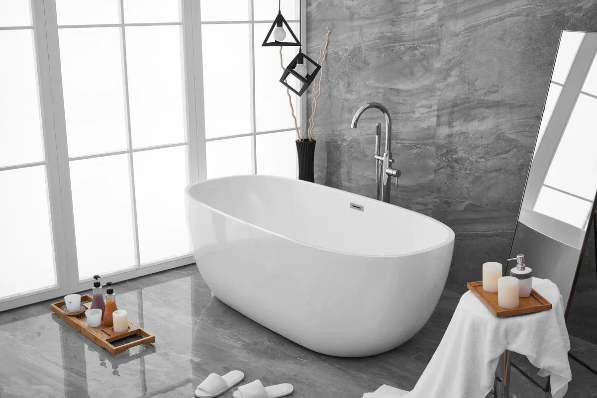 Allegra 70" Soaking Roll Top Bathtub