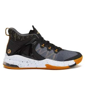 AND 1 MEN'S TURNAROUND BLACK/GOLD BASKETBALL SHOES