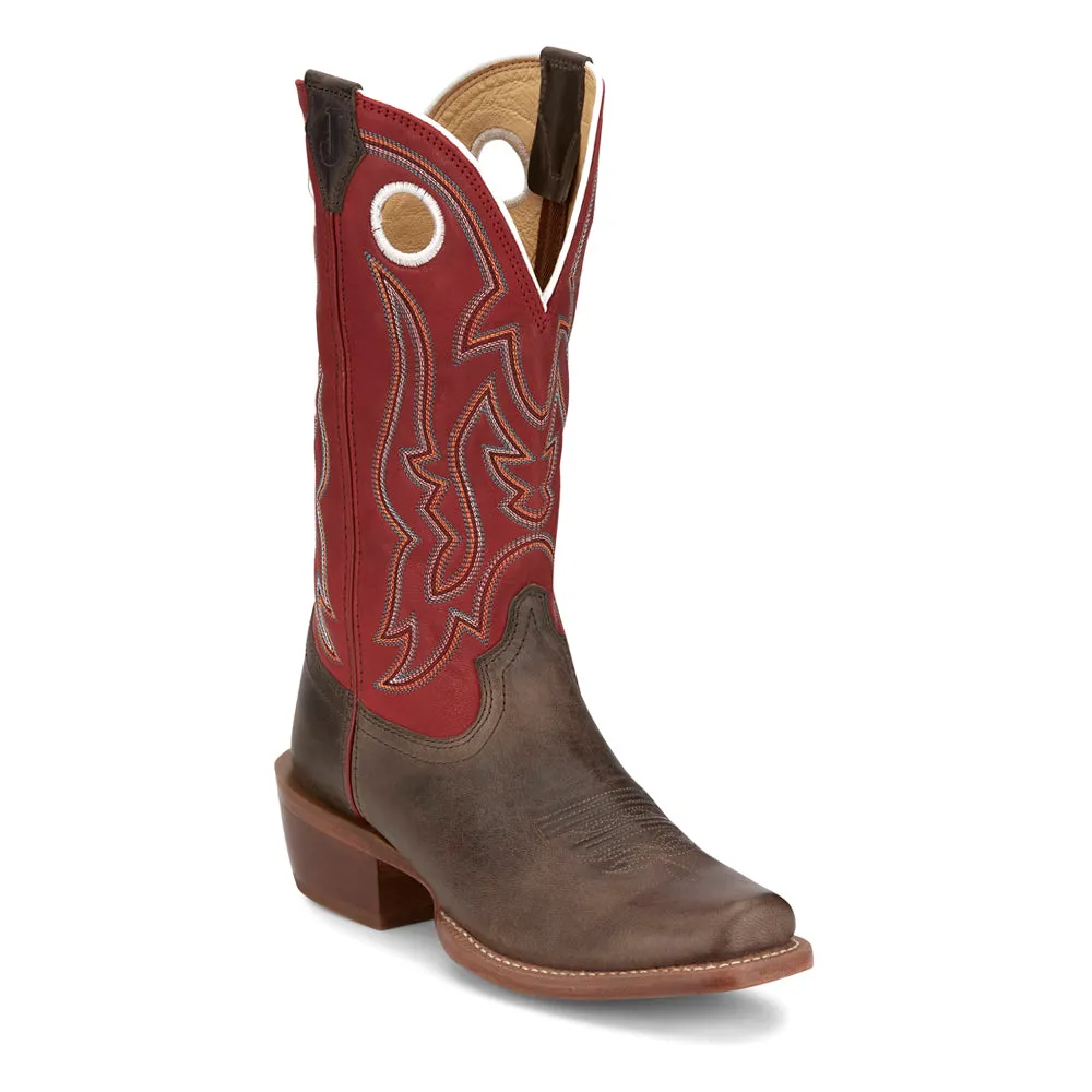 Ante Up Medium Square Toe Cowboy Boots