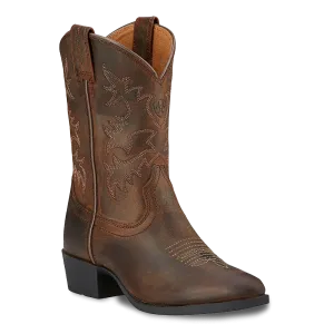 Ariat Children’s Heritage Western Brown Leather Cowboy Boots 10001825