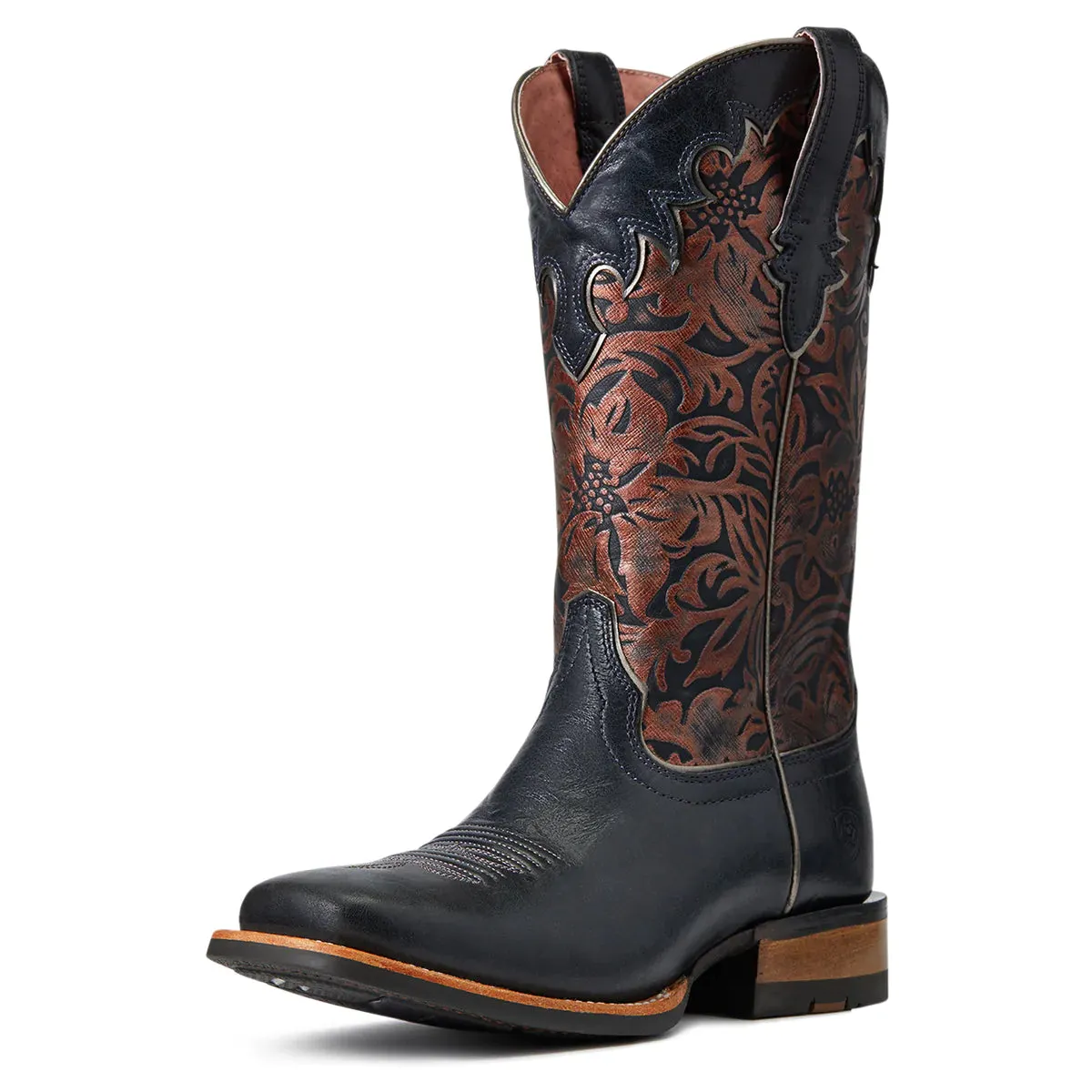 Ariat Womens Fiona Midnight/Floral Emboss Boot