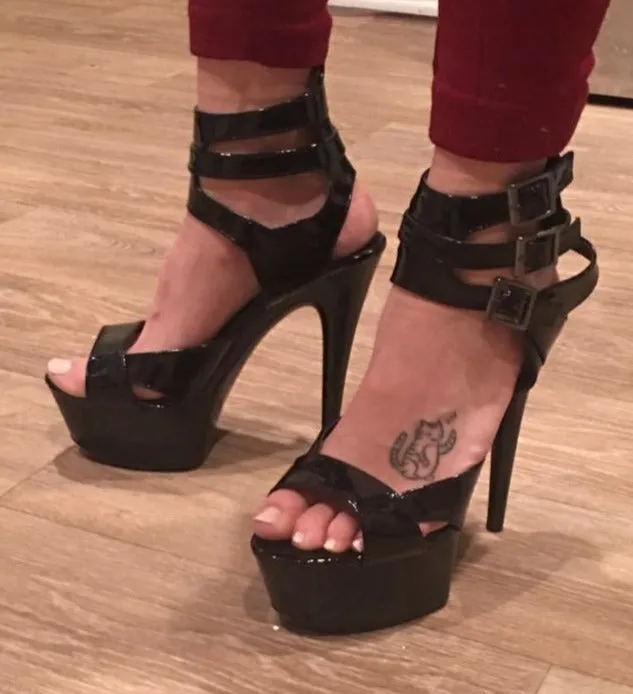 Athena-609 Gladiator Style 6" Heel Sandals