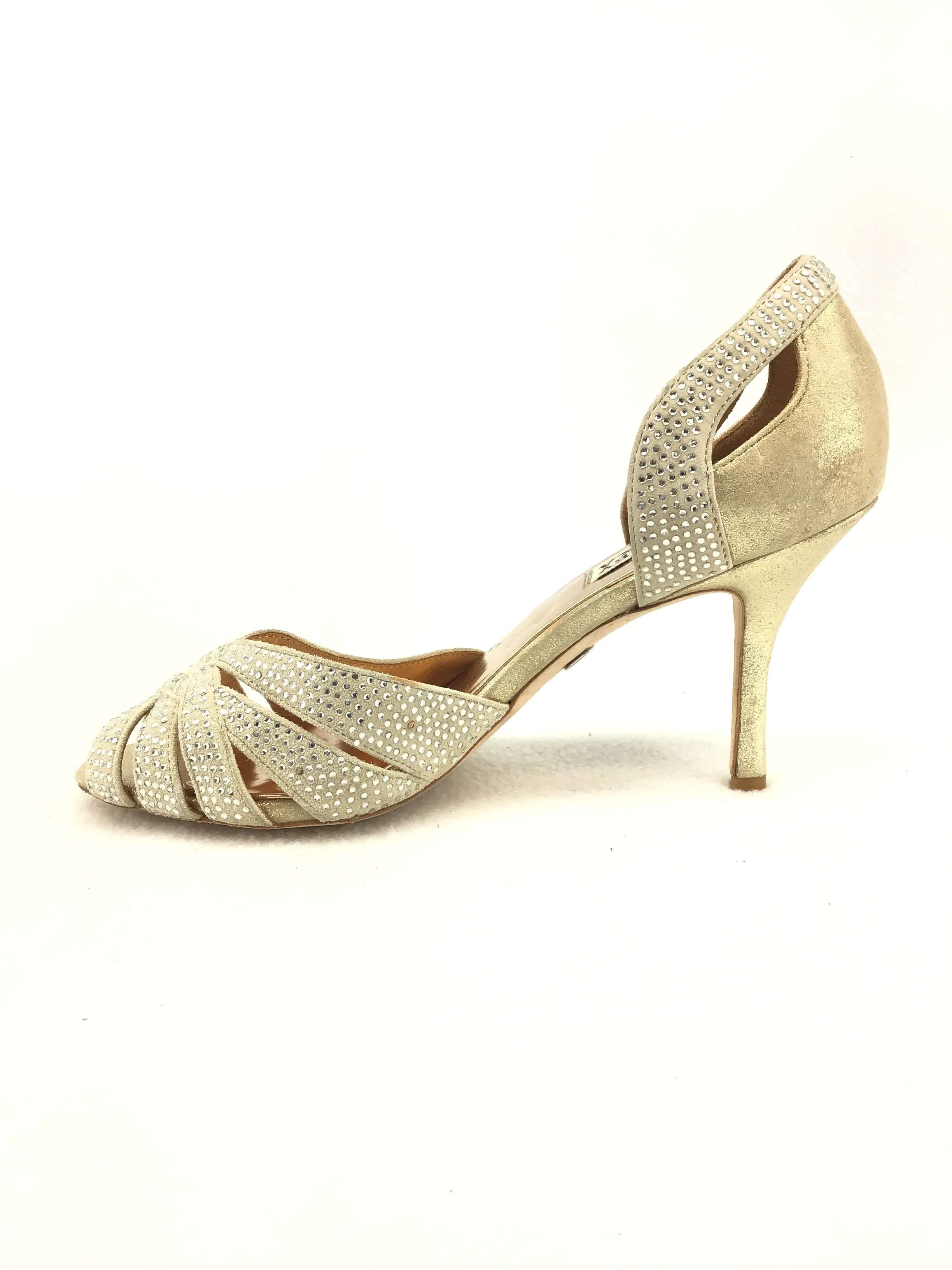 Badgley Mischka Peep Toe Pumps Size 7.5M