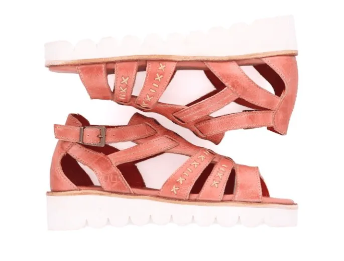 Bed Stu Women's Wonder Blush Rustic Leather Sandals F373203-BLSHRT