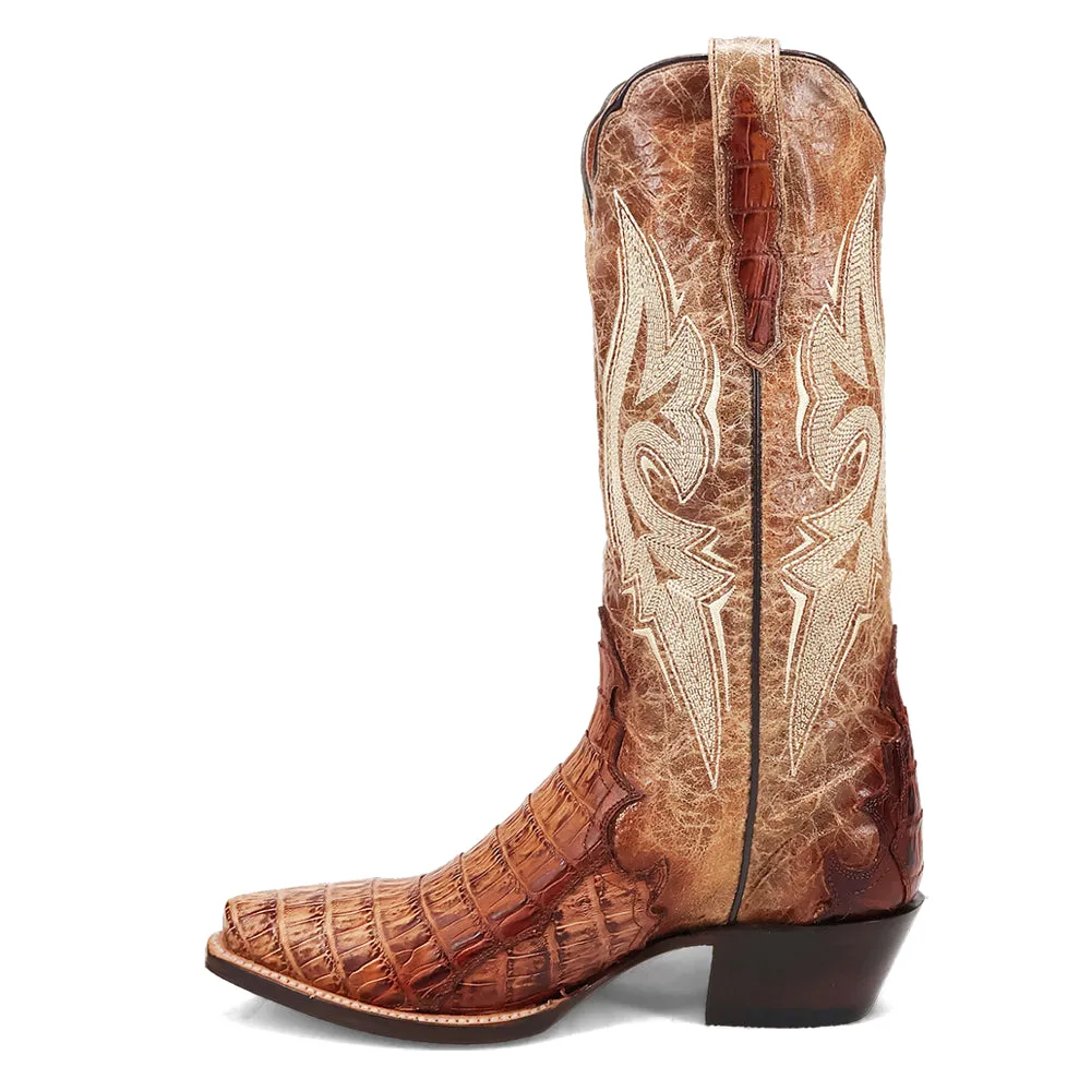 Berkeley Caiman Snip Toe Cowboy Boots