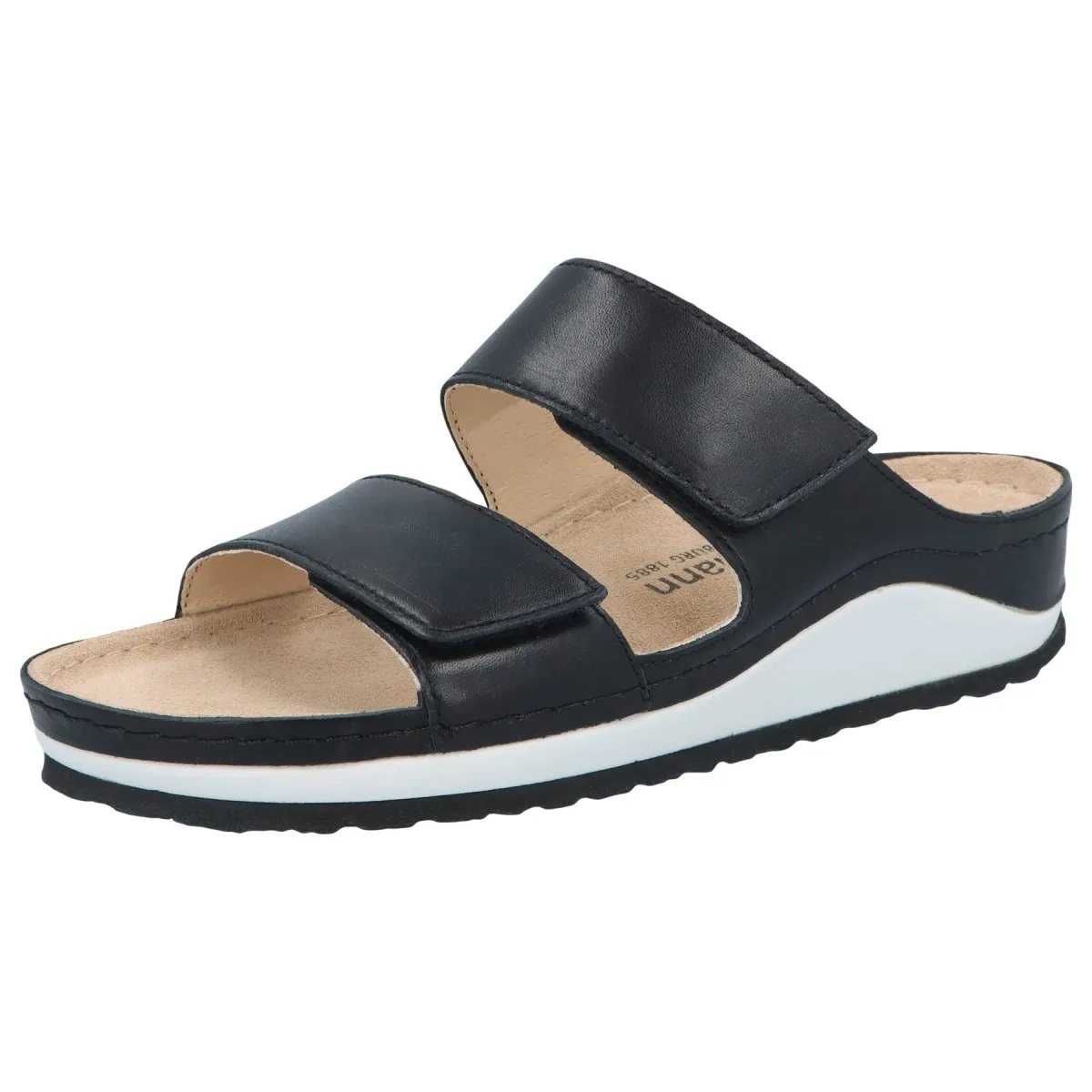 Berkemann Sirena Women's Sandal In Black Calfskin