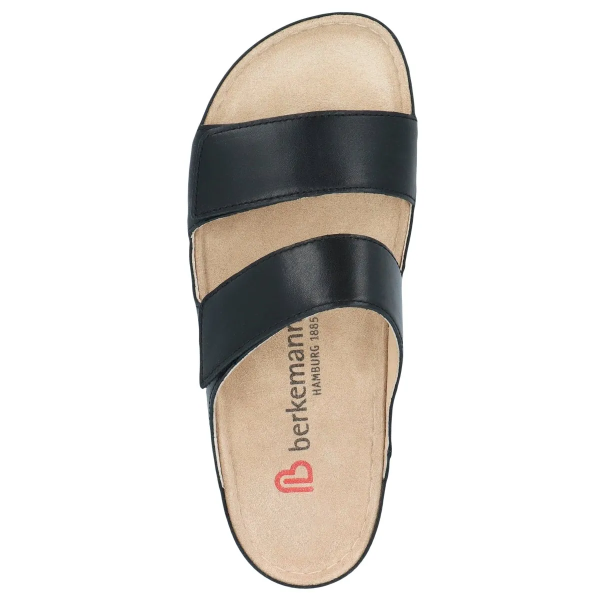 Berkemann Sirena Women's Sandal In Black Calfskin