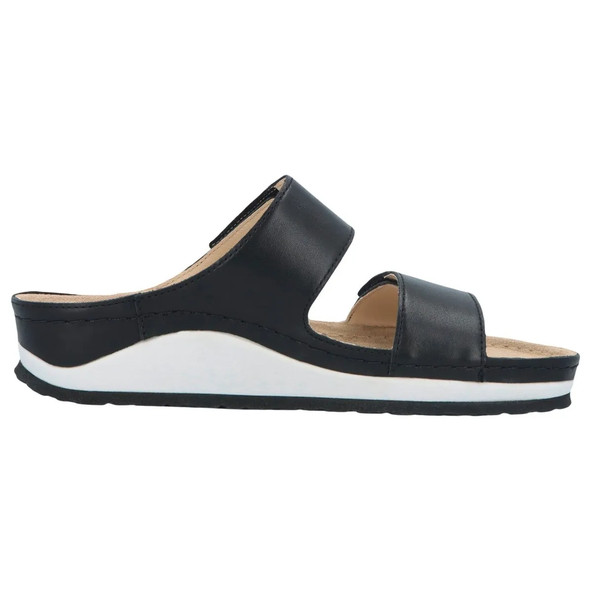 Berkemann Sirena Women's Sandal In Black Calfskin