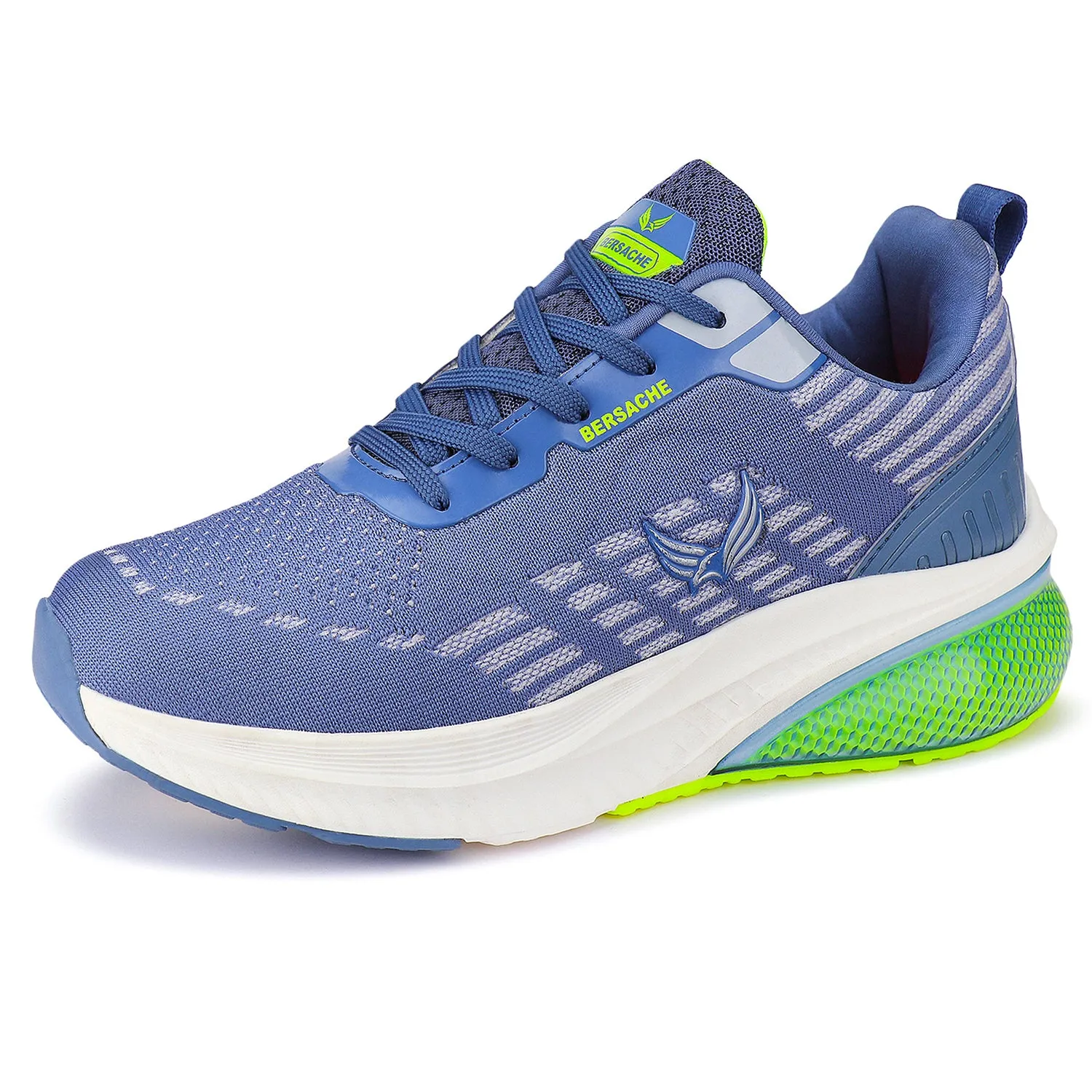 Bersache Lightweight Sports Running Shoes For Men Blue-9075