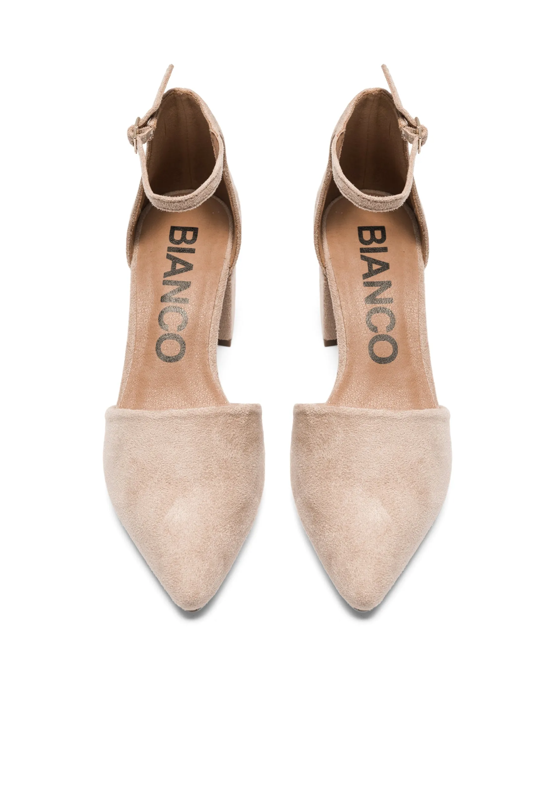 Biadevived Nougat Suede Pumps