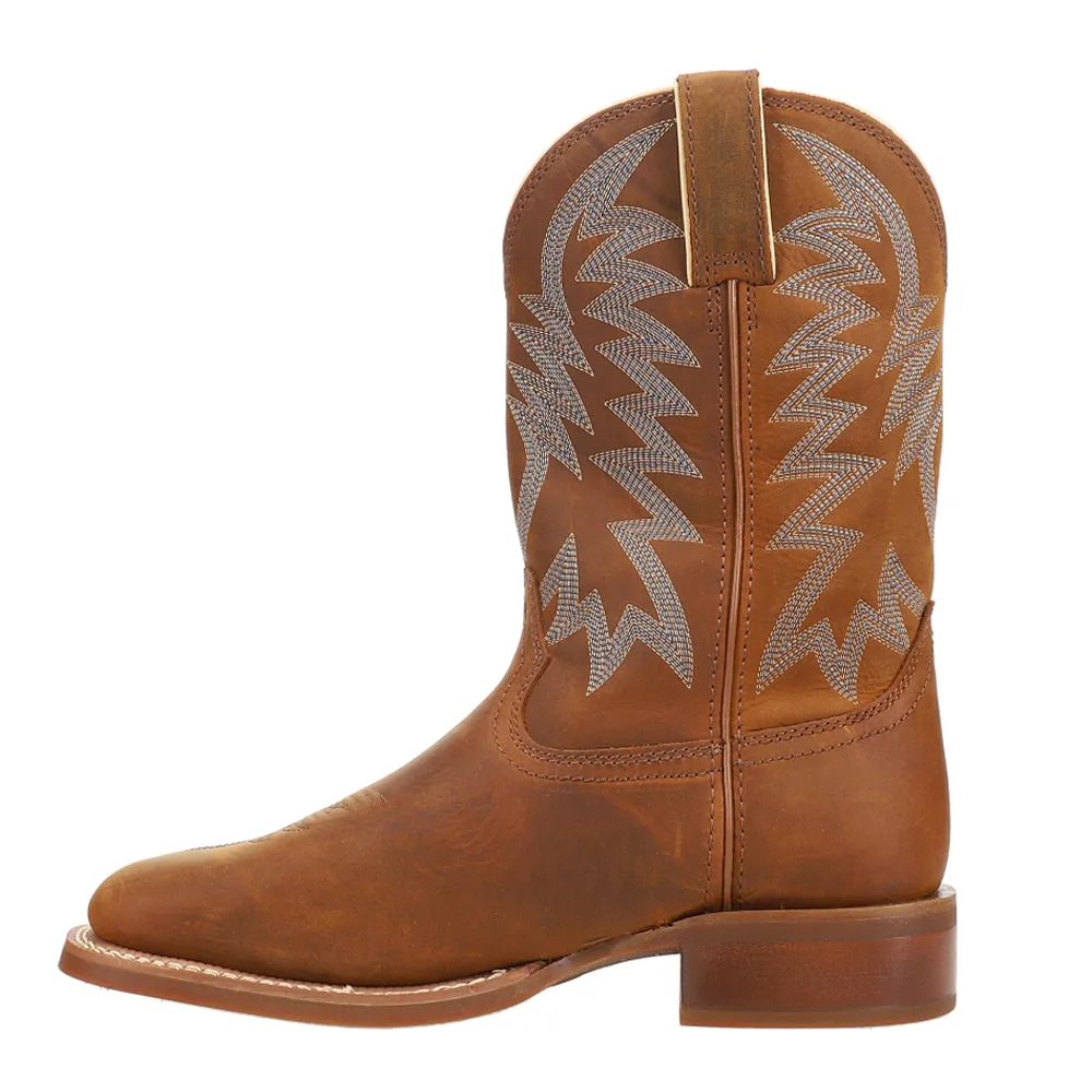 Big Bucks 11 Inch Embroidered Wide Square Toe Cowboy Boots