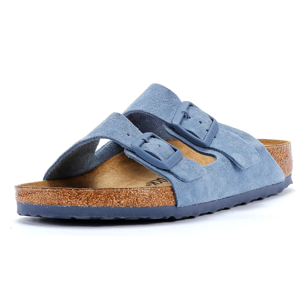 Birkenstock Arizona Suede Elemental Blue Sandals