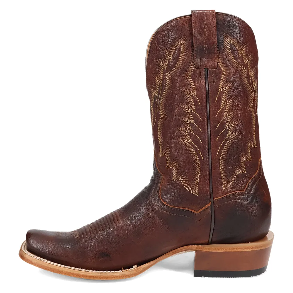 Boerne Embroidered Square Toe Cowboy Boots