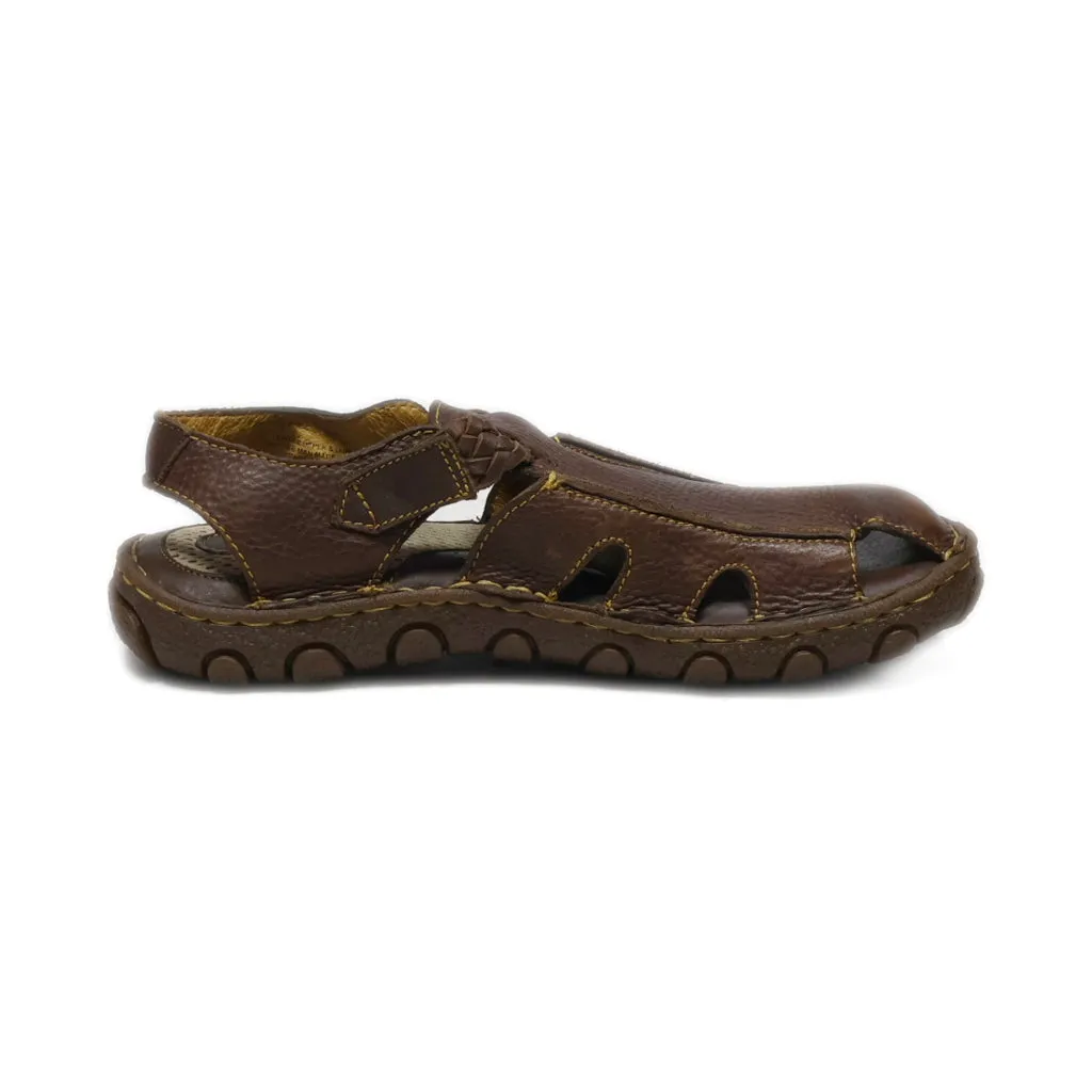 Born Casual Sandals Leather Brown Colour For Men