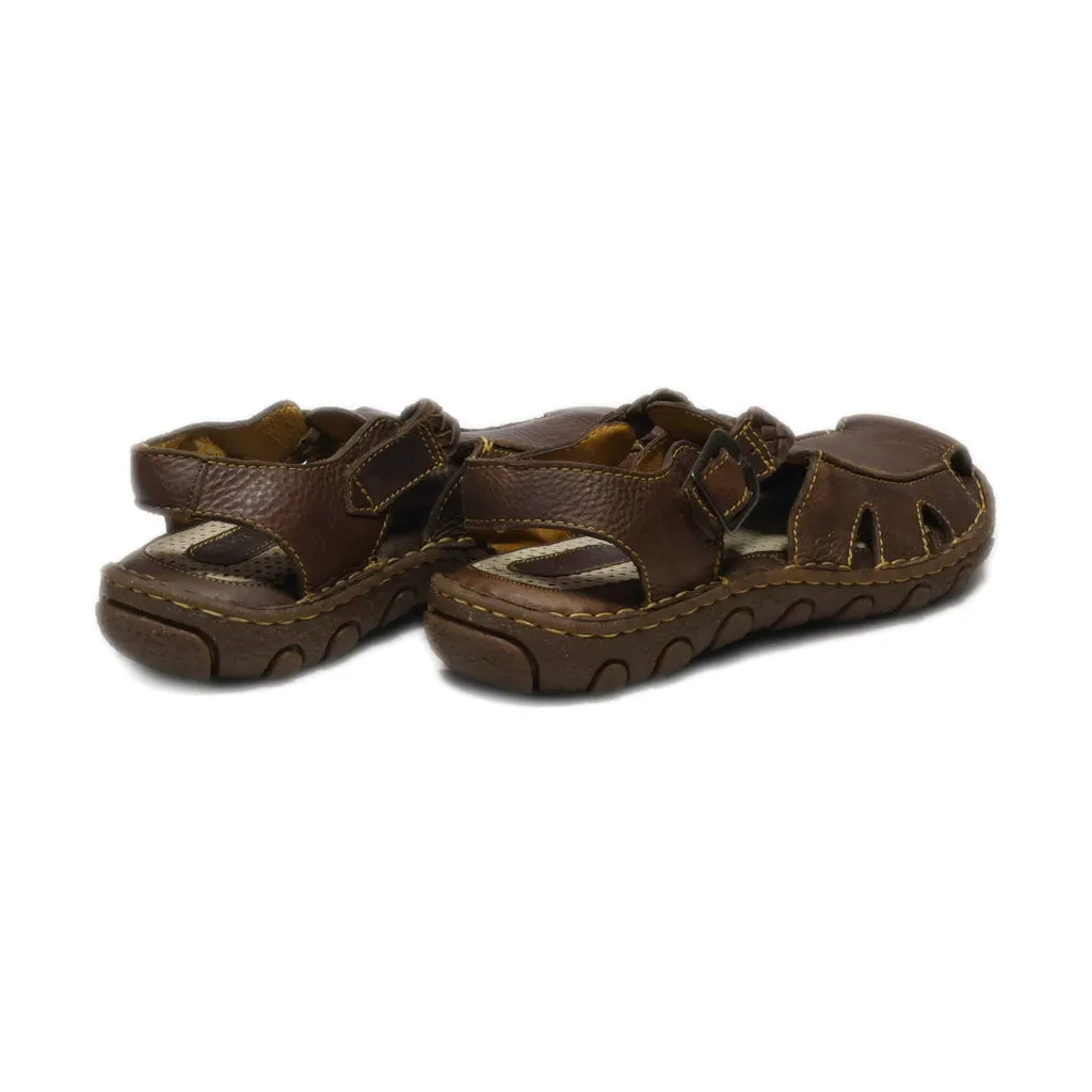 Born Casual Sandals Leather Brown Colour For Men