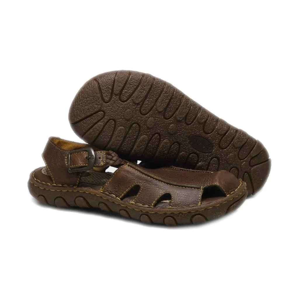 Born Casual Sandals Leather Brown Colour For Men