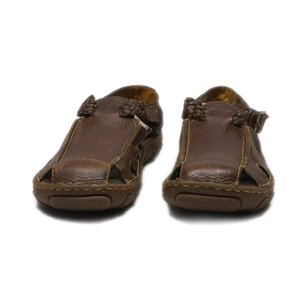 Born Casual Sandals Leather Brown Colour For Men