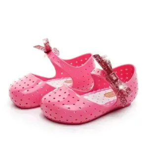 Bowknot Fish Mouth Boy Girl Jelly Sandals