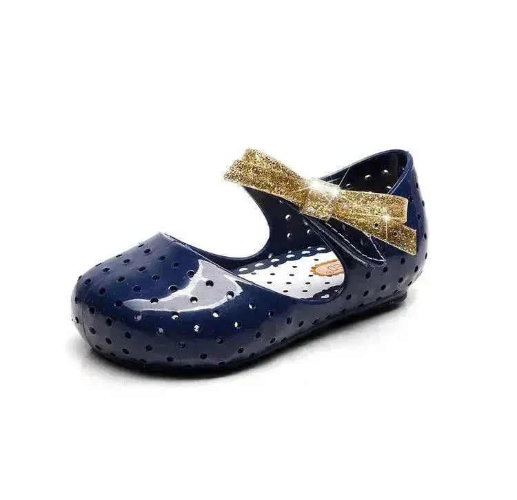 Bowknot Fish Mouth Boy Girl Jelly Sandals