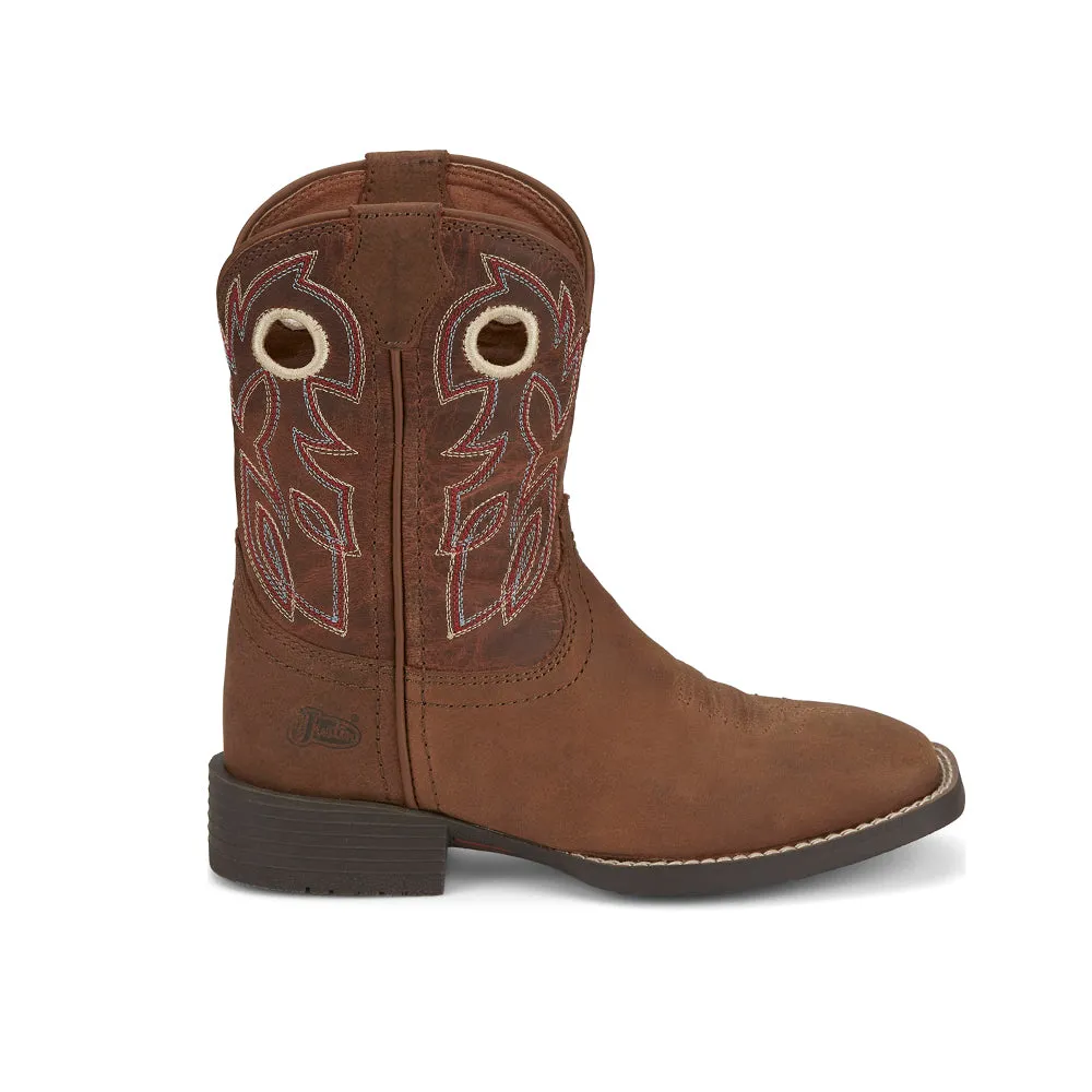 Bowline Wide Square Toe Cowboy Boots (Toddler-Big Kid)