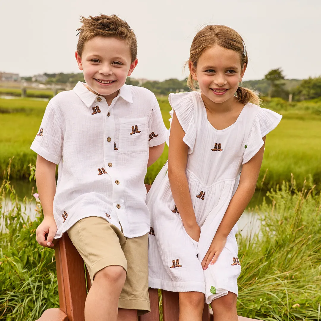 Boys Jack Shirt - Rodeo Embroidery