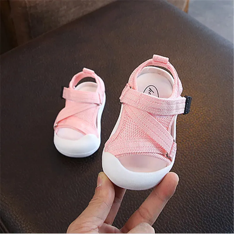 Breathable Soft Kid Anti-collision Infant Toddler Casual Shoes #DM-027