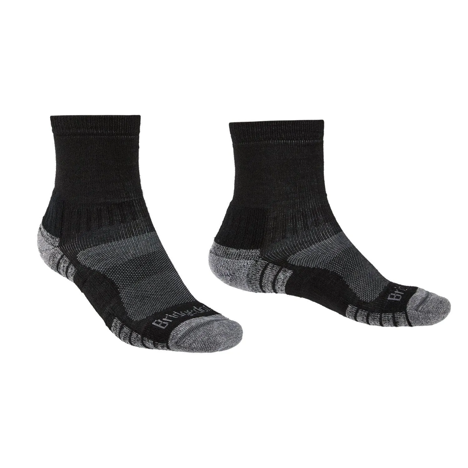 Bridgedale MERINO HIKE Mini-Crew Socks (Lightweight Black)