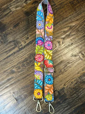 Bright Adjustable Hand Embroidered Strap