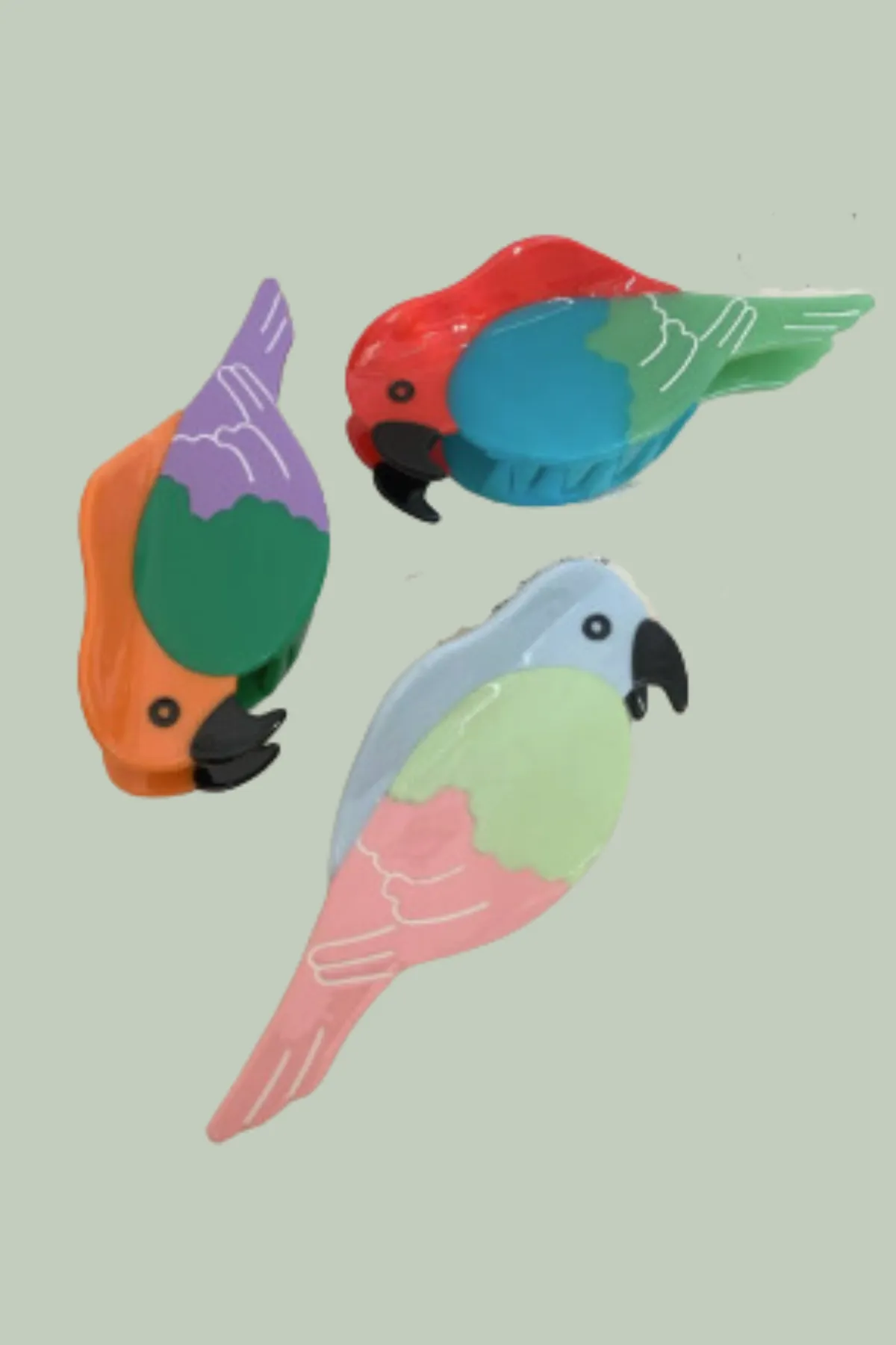 Bright Parrot Hair Clip