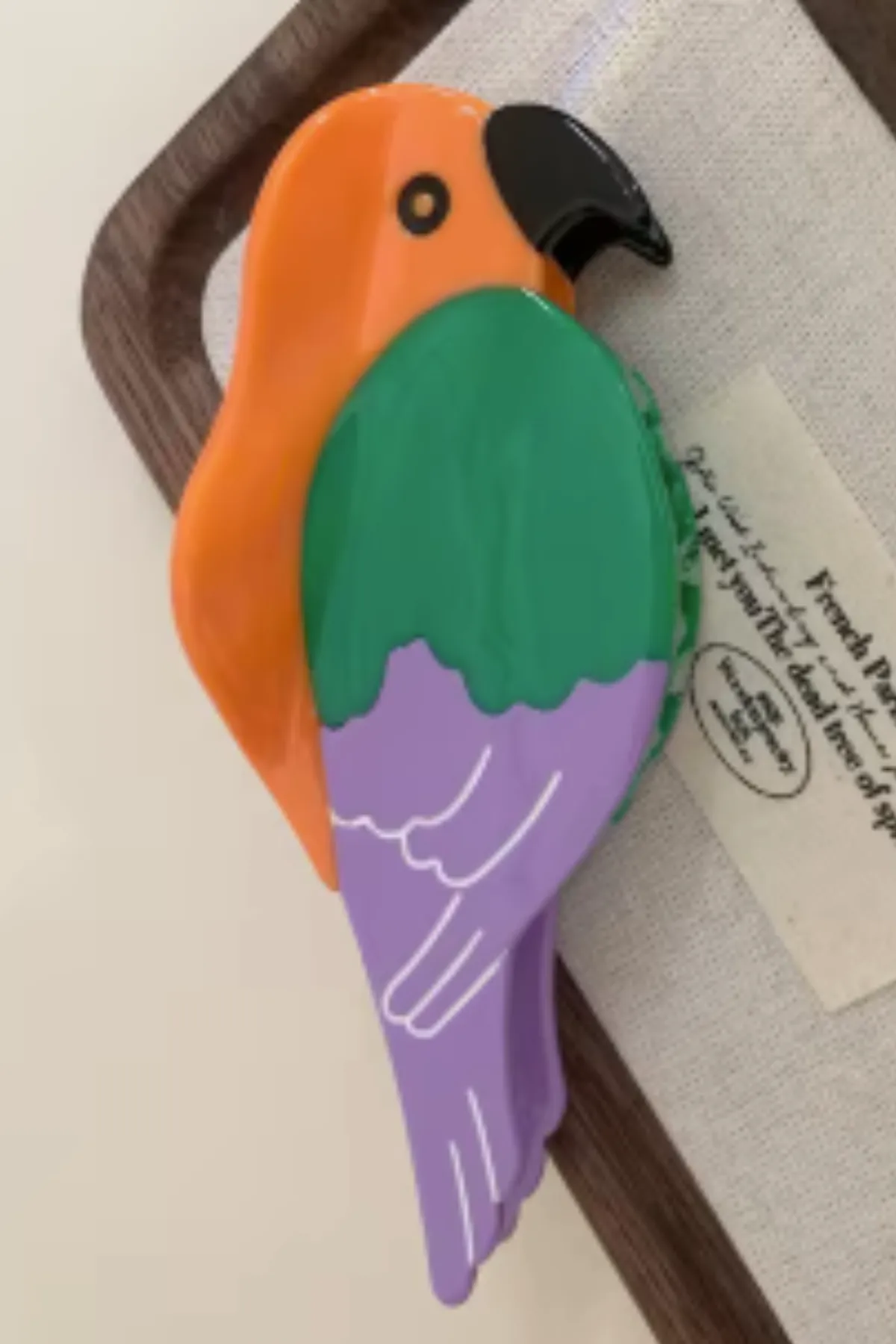 Bright Parrot Hair Clip