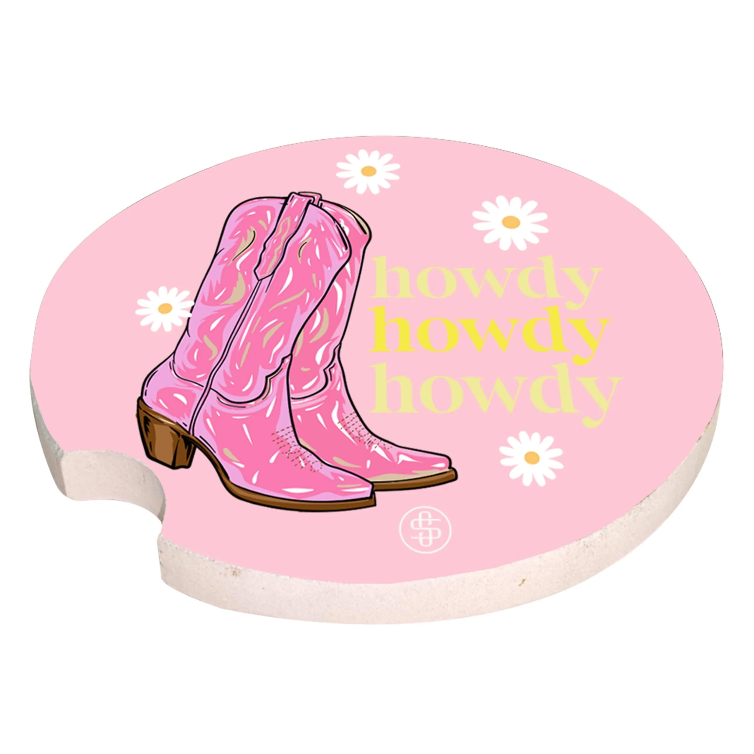 Car Coasters Howdy cowboy boots