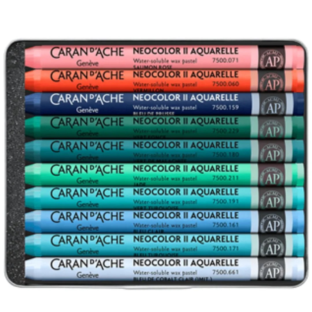 Caran Dache Neocolor Aquarelle 10 Cold Sh by Beya Rebaï